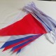 20m Red White and Blue Large Triangle Bunting